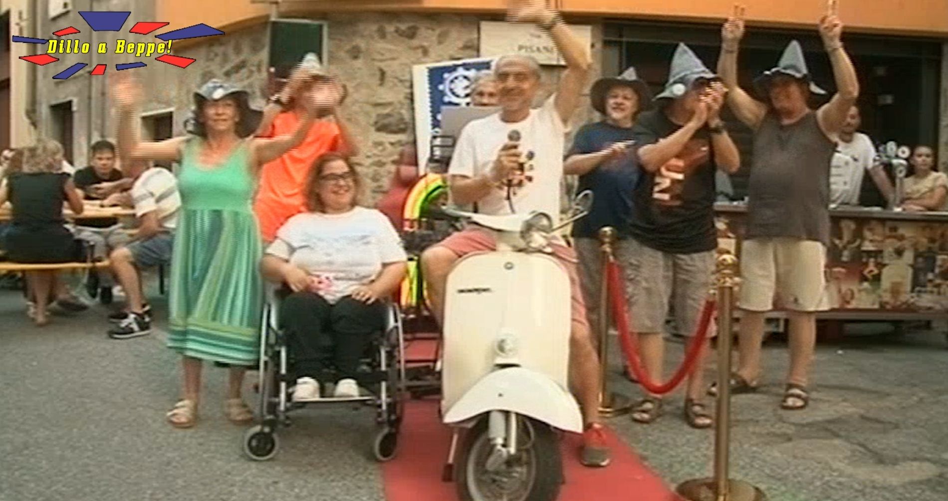 Dillo a Beppe alla festa della pizzeria La Griglia